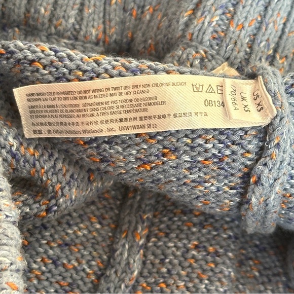 Free People Beach Blue Knit Sweater Pants Size XS - Picture 7 of 11